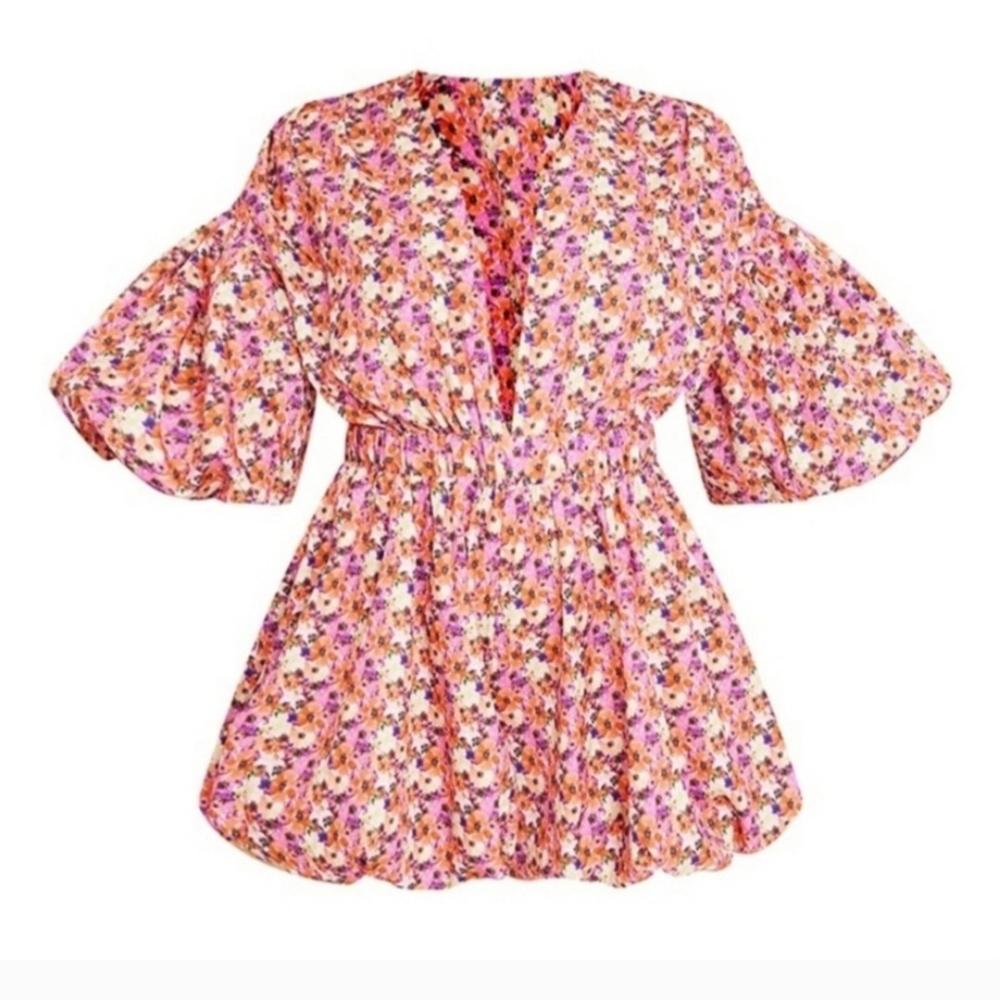 Floral Print Romper